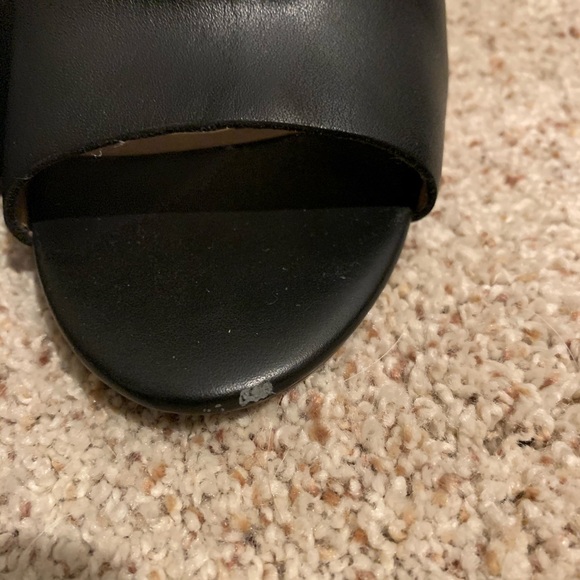 Leather Stacked Heel - Picture 8 of 11